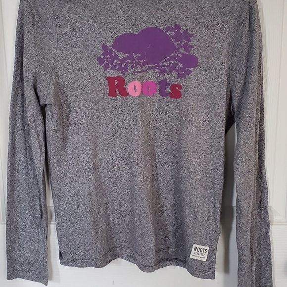 Roots Girls Shirt, salt 'n pepper - Picture 2 of 4